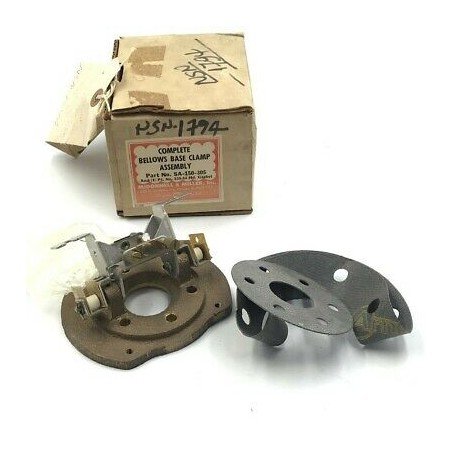 MCDONNELL SA-150-305 150-14 COMPLETE BELOWS BASE CLAMP ASSEMBLY