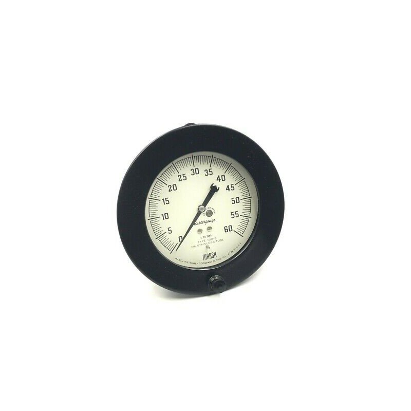 0-60PSI 100-3 PRESSURE GAUGE MARSH MASTERGAUGE