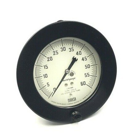 0-60PSI 100-3 PRESSURE GAUGE MARSH MASTERGAUGE