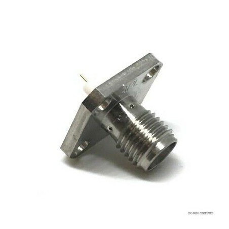 SMA 18GHZ 50OHM PANEL MOUNT COAXIAL CONNECTOR APL