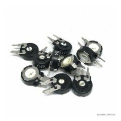 4M7 4.7MOHM POTENTIOMETER TRIMMER PIHER QTY:10