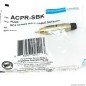 RCA SERIES MALE CABLE PLUG BLACK AMPHENOL ACPR-SBK