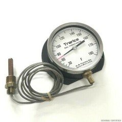 0-180F 4+1/2" V80341 DIAL THERMOMETER INDUSTRIAL THERICE