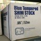 C-1095 Lyon Industries Blue Tempered Shim Stock .006" .152mm 50INCH