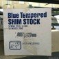 C-1095 Lyon Industries Blue Tempered Shim Stock .005" .127mm 50INCH