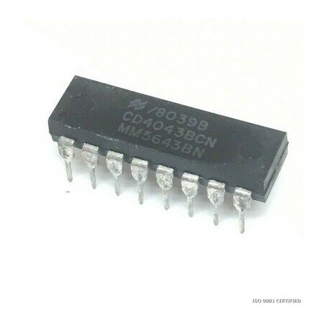 CD4043BCN INTEGRATED CIRCUIT NATIONAL