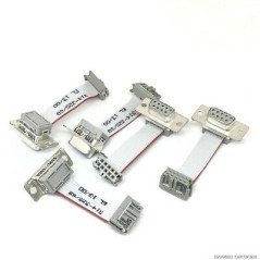 D SUB TO 9 PIN PITCH CONNECTOR RIBBON CABLE ASSEMBLY 6CM X5PCS
