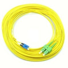 SC-APC - LC-SPC DUPLEX PATCH CORD FIBER OPTIC CABLE L:32M