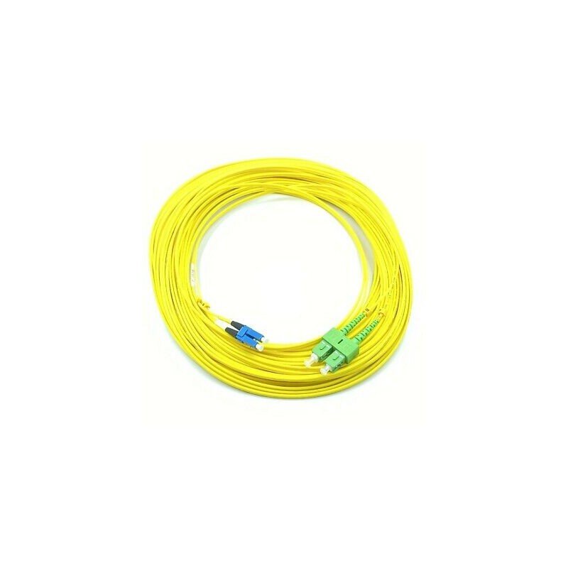 SC-APC - LC-SPC DUPLEX PATCH CORD FIBER OPTIC CABLE L:32M