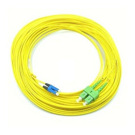 SC-APC - LC-SPC DUPLEX PATCH CORD FIBER OPTIC CABLE L:32M