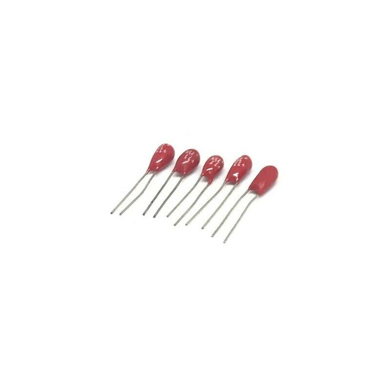 2.2uF 25V RADIAL DIP TANTALUM CAPACITOR KEMET  QTY:5