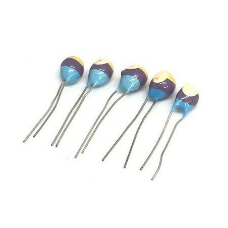 4.7uF 25V RADIAL DIP TANTALUM CAPACITOR KEMET  QTY:5