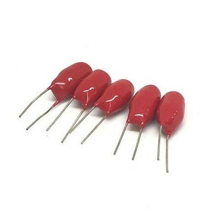 47uF 25V RADIAL DIP TANTALUM CAPACITOR KEMET  QTY:5