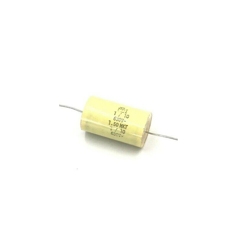 1UF 1000NF 630V POLYESTER FILM AXIAL CAPACITOR 1.50 MKT