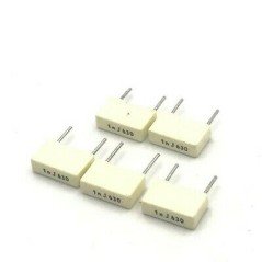 1NF 1000PF 630V RADIAL FILM CAPACITOR QTY:5