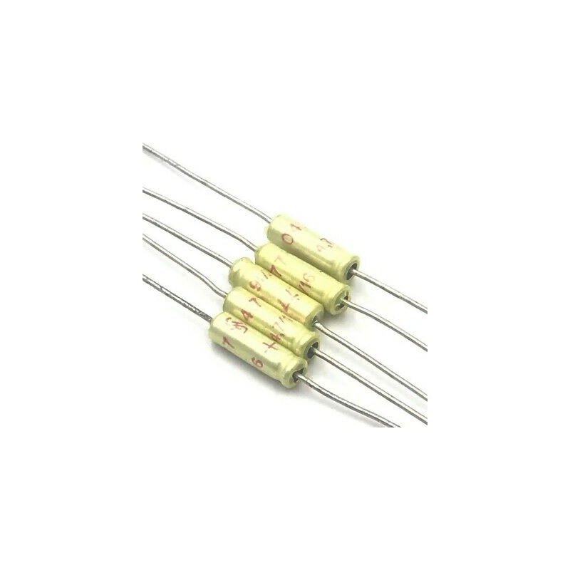 4.7UF 4700NF 16V AXIAL ELECTROLYTIC CAPACITOR SIEMENS QTY:5
