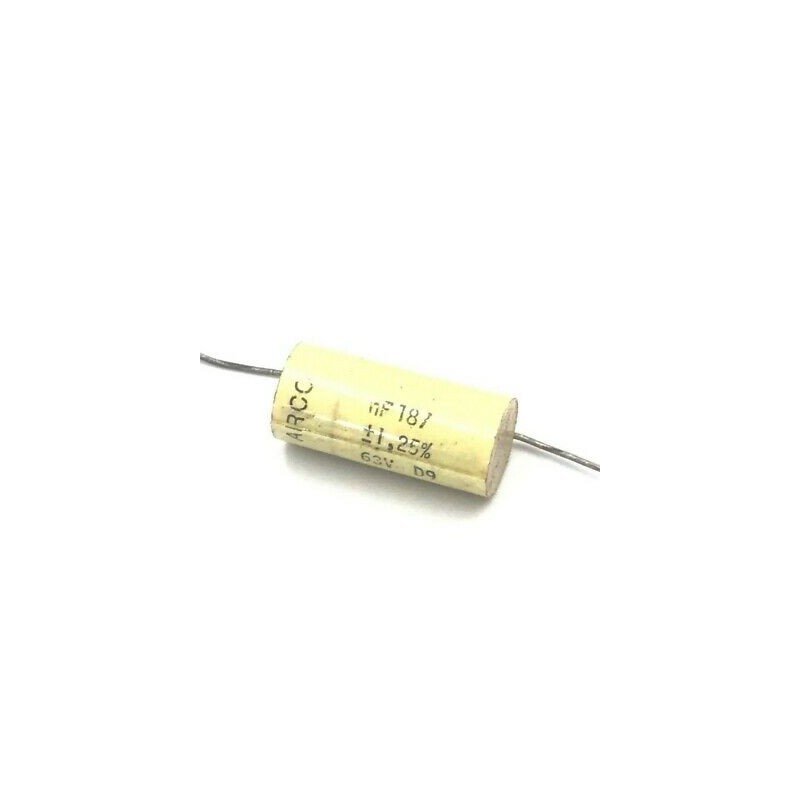 0.187UF 187NF 1.25% 63V AXIAL CAPACITOR ARCOTRONICS