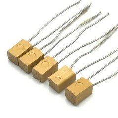 1.5UF 25V RADIAL TANTALUM CAPACITOR QTY:5
