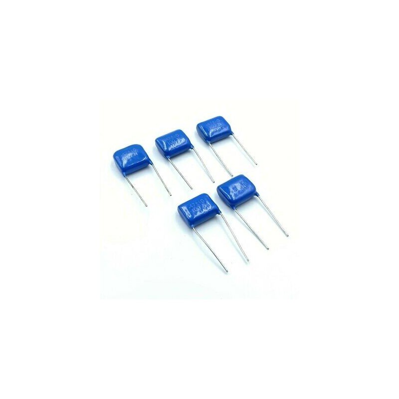 0.47UF 470NF 100V 10% NON INDUCTIVE POLUPROPYLENE FILM CAPACITORS QTY:5