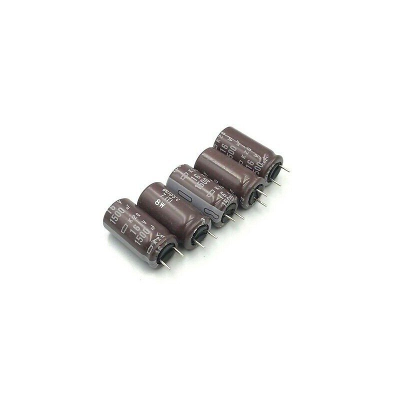 1500UF 16V RADIAL ELECTROLYTIC CAPACITOR KZG NIPPON QTY:5