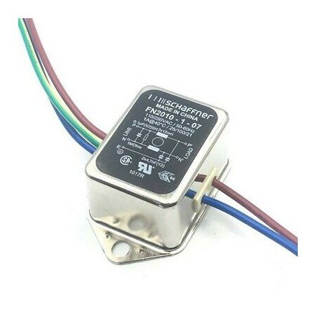 SCHAFFNER FN2010-1-07 POWER LINE FILTER 1A 250VAC 50/60HZ