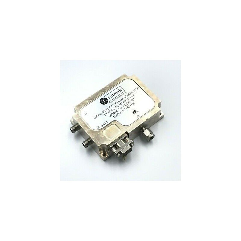 6-18GHZ SWITCH AMPLIFIER EQUALISER SMA MSA0112 FILTRONIC