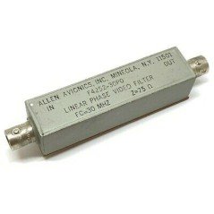 30MHZ 75OHM BNC LINEAR PHASE VIDEO FILTER F4252-30P0