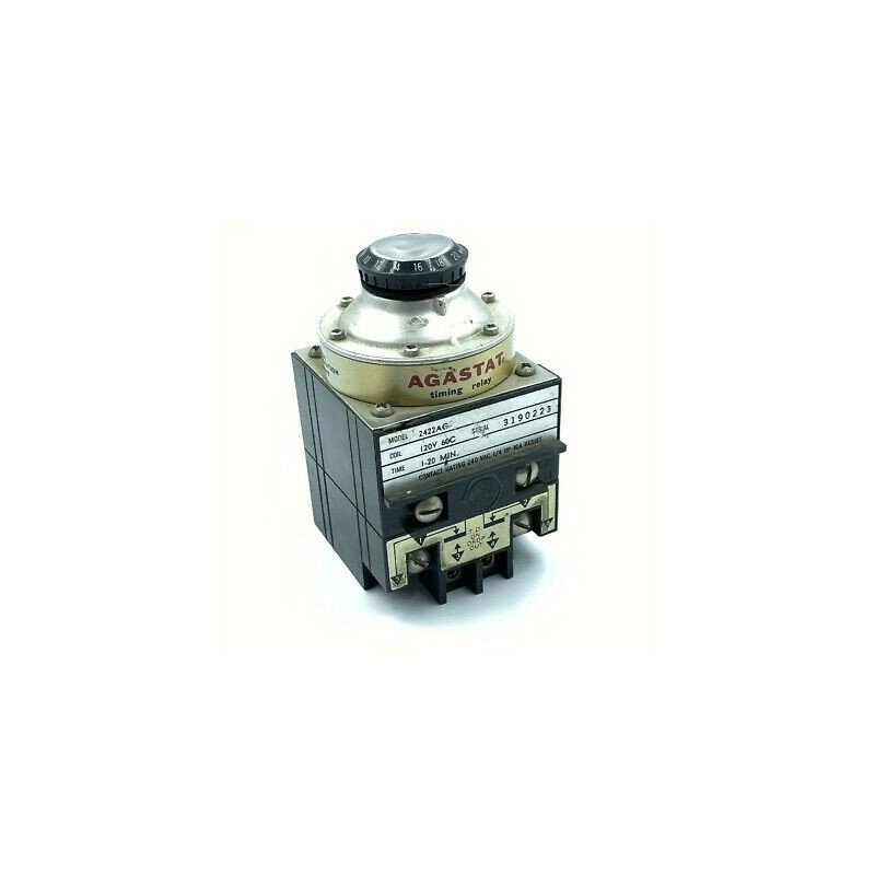 1-20MIN 120V 60C 2422AG TIMING DELAY RELAY AGASTAT