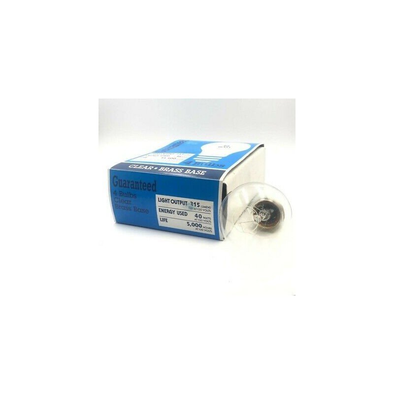 GUARANTEED 40W 130V 315 LUMENS 5000H BULB LAMP QTY:2