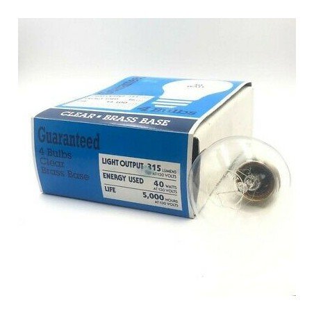 GUARANTEED 40W 130V 315 LUMENS 5000H BULB LAMP QTY:2