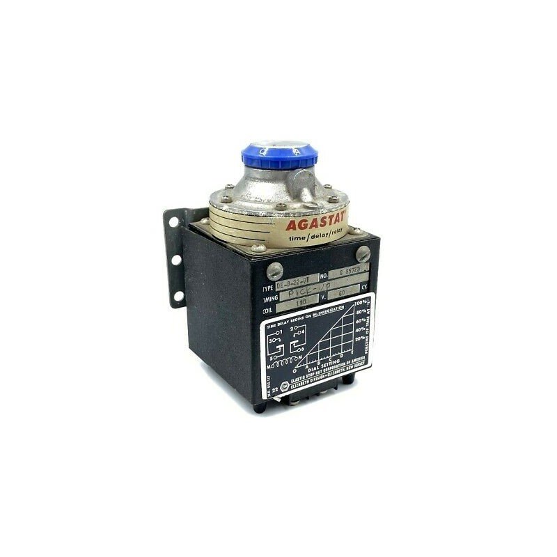 120V 60C DE-B-22-QT TIMING DELAY RELAY AGASTAT