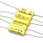 0.1UF 100NF 100V 20% AXIAL CAPACITOR MPT-4 ITT QTY:5