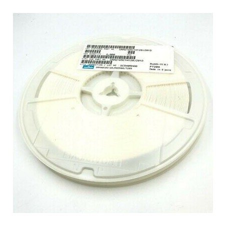 12PF 50V 5% SMD/SMT CERAMIC CAPACITOR MURATA GRM2165C1H120JZ01D QTY:50