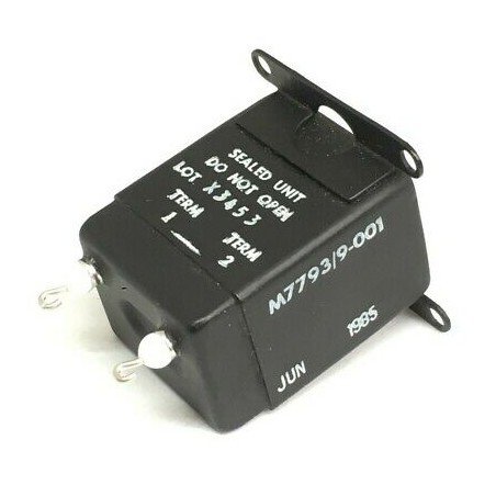 M7793/9-001 TIME TOTALIZING METER PANEL METER 115V/400HZ/2W CRAMMER