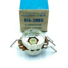 3MOHM 3M TAP 1.5MEG FASTATCH POTENTIOMETER CENTRALAB