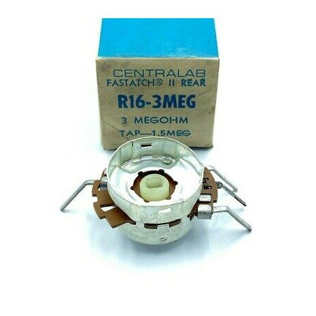 3MOHM 3M TAP 1.5MEG FASTATCH POTENTIOMETER CENTRALAB