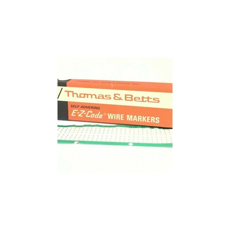 THOMAS & BETTS WIRE MARKERS WC6S NO 6 QTY:20