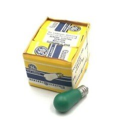 GENERAL ELECTRIC 6W 130V S6 GREEN LAMP BULB QTY:6