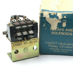 115VAC 33BAC-115-3C-14 HART RELAY DIVISION