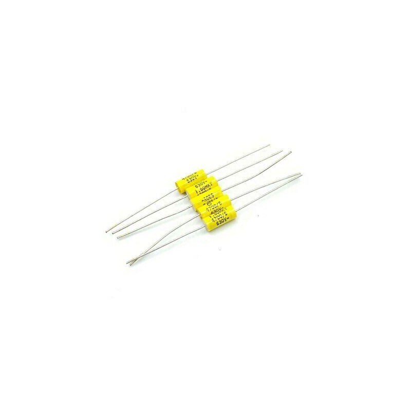 4700PF 630V 1.50MKT AXIAL METALLIZED POLYESTER FILM CAPACITOR ARCOTRONICS QTY:5