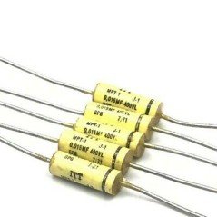 0.015UF 15NF 400V AXIAL POLYPROPYLENE CAPACITOR ITT QTY:5