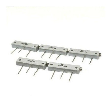 10KOHM 10K TRIMMER RESISTOR  POTENTIOMETER 78PR10K BECKMAN QTY:5