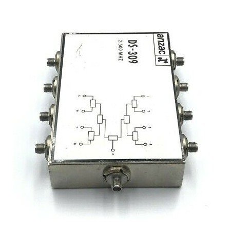 8 WAY SMA POWER SPLITTER COMBINER ANZAC DC-309