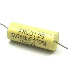 0.068UF 68NF 1500V AXIAL POLYPROPYLENE CAPACITOR ARCOTRONICS