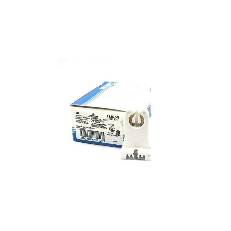 LEVITON 13357-N FLUORESCENT LAMP HOLDER 660W 600V QTY:10
