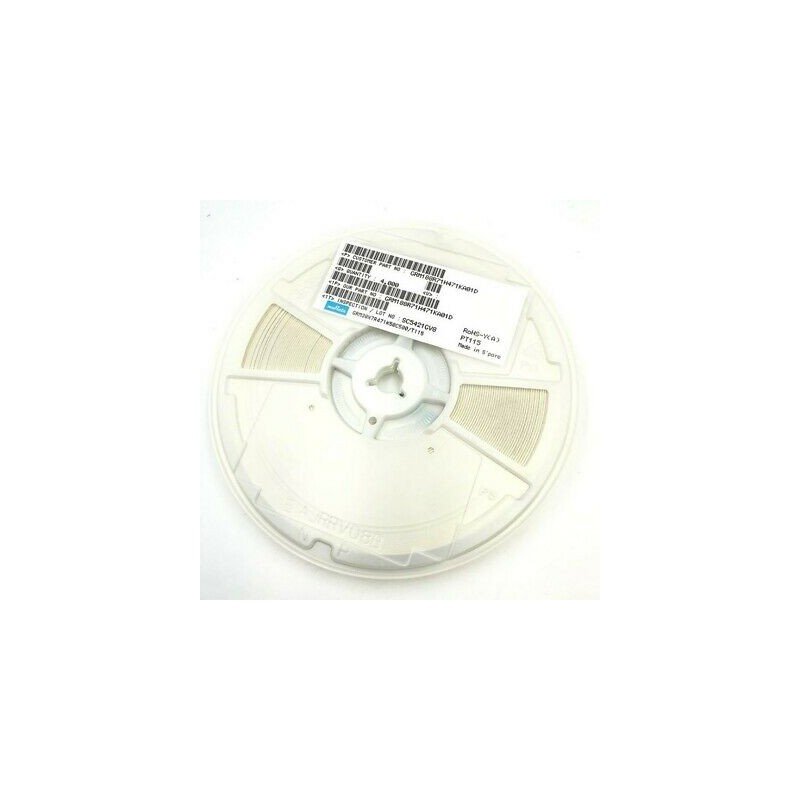 470PF 50V 10% SMD/SMT CERAMIC CAPACITOR GRM188R71H471KA01D MURATA QTY:50