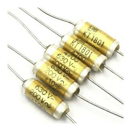 4.7NF 4700PF 10% 630V 200VAC AXIAL CAPACITOR ERO QTY:5