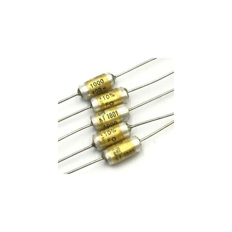 1NF 1000PF 10% 400V 160VAC AXIAL CAPACITOR ERO QTY:5