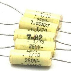 0.1UF 100NF 250V AXIAL CAPACITOR ARCOTRONICS QTY:5