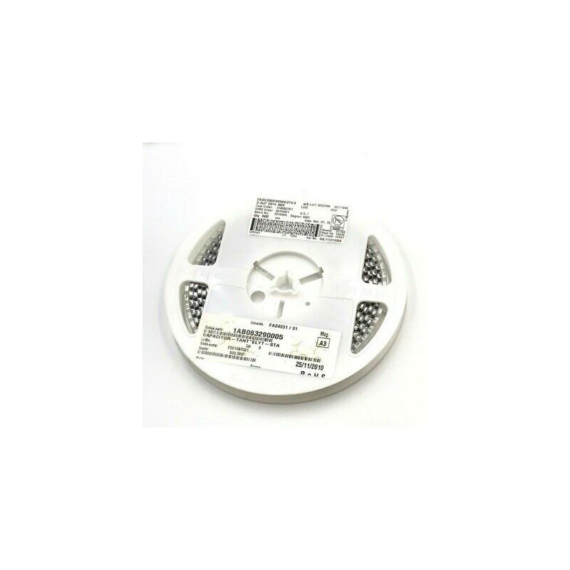 3.3uF 20% 50V SMD TANTALIUM CAPACITOR KEMET QTY:10